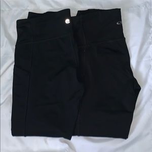Two pairs of target’s C9 black leggings